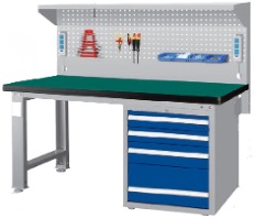 Heavy-duty work bench tables are specifically designed to withstand heavy-duty tasks and high-load requirements.