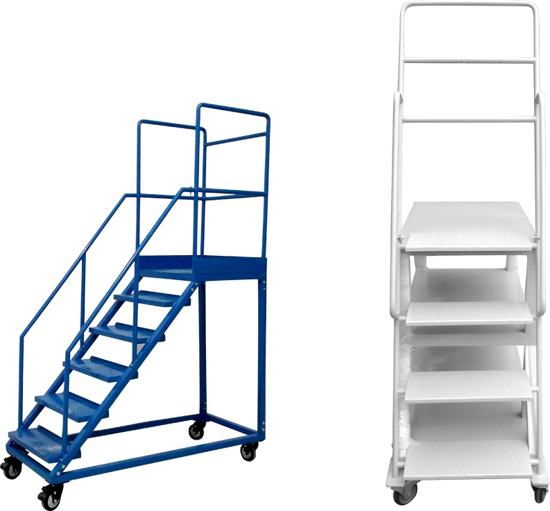 Ladders are specially designed for carrying heavy objects up and down stairs.