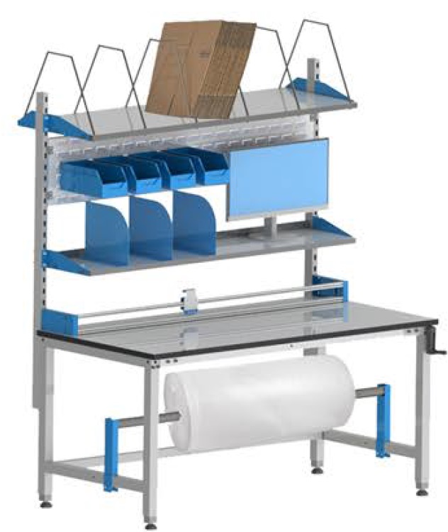 Packaging tables work bench are specifically designed for packaging operations.